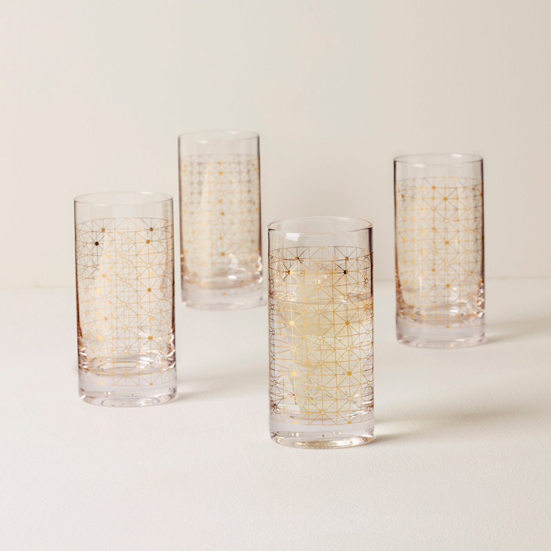 Lenox Tuscany Classics Gold Dust Highballs, Set Of 4