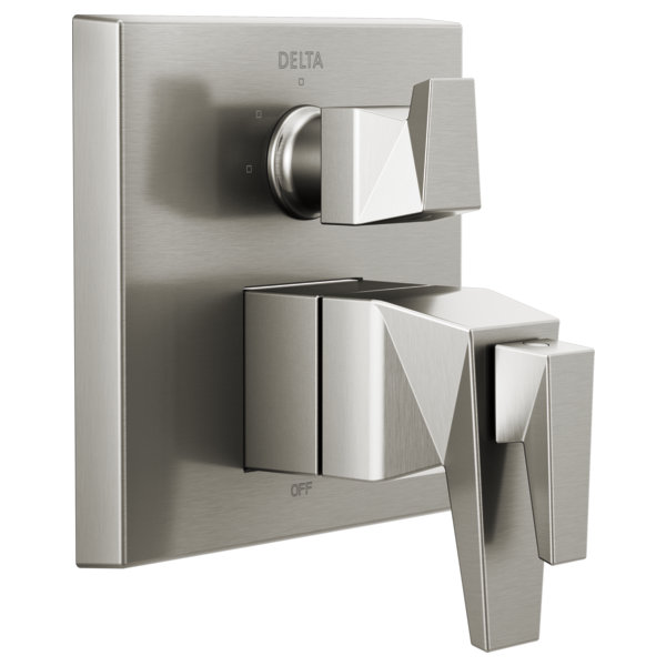 Two-Handle Monitor 17T Series Valve Trim With 3-Setting Diverter