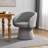 Belle Boucle Fabric Dining Chair with Swivel Base-1724458581