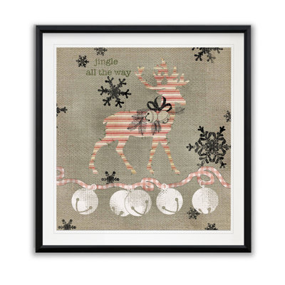 " Burlap Reindeer " by Carol Robinson