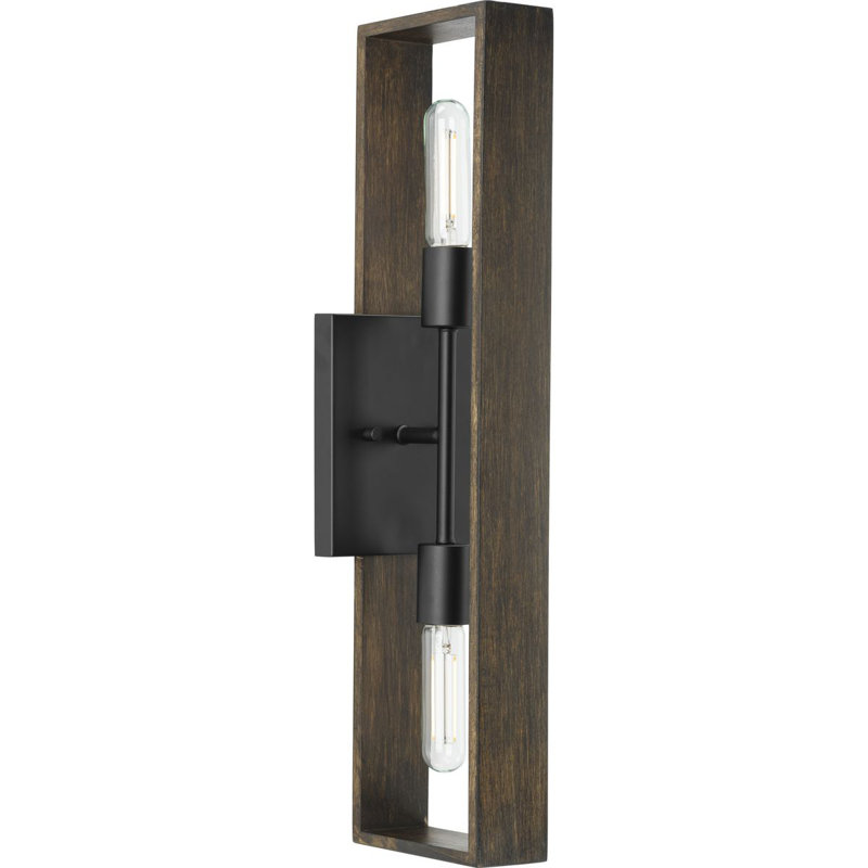 Applique murale Alvinston, Noir mat