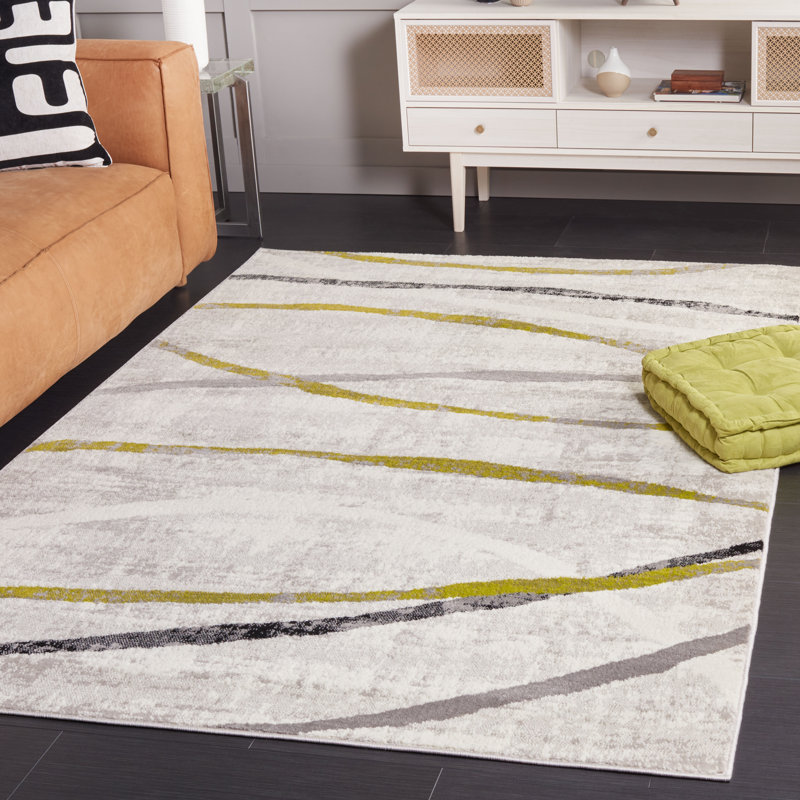 Doneshia Skyler Performance Abstract Rug, Rectangle 5'1" x 7'6"