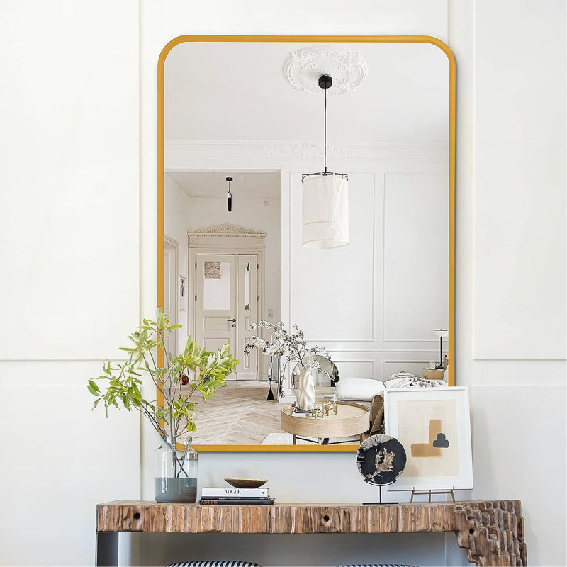 Miroir de salle de bain, Doré, 22 po x 30 po