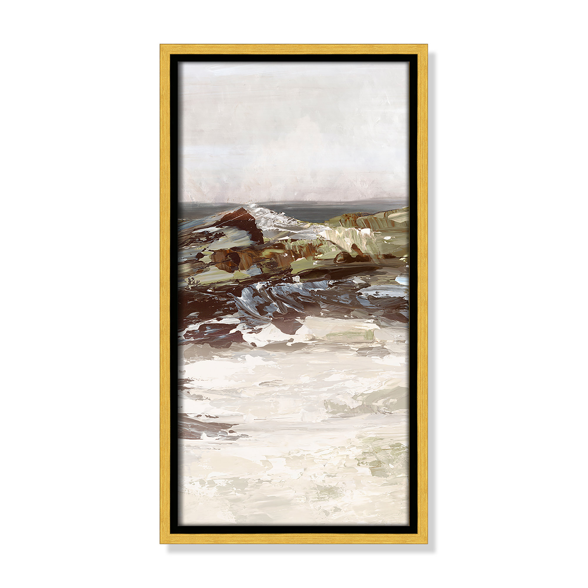 Stoney Peak Print by , Gold, 17.5" H x 9.5" W
