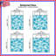 Couvre-lit matelassé bleu à motif floral-126083358