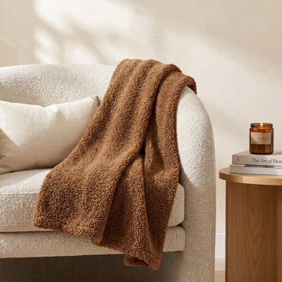Teddy Boucle Throw Blanket
