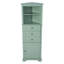 Armoire de rangement d'angle moderne Jorvik avec tablettes réglables et panneau de fibres à densité moyenne résistant à l'eau-126157687
