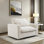 Fauteuil d'appoint à assise profonde et coussin profond