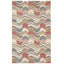 Zig Zag Hand Micro Hooked Wool Rug-68047776