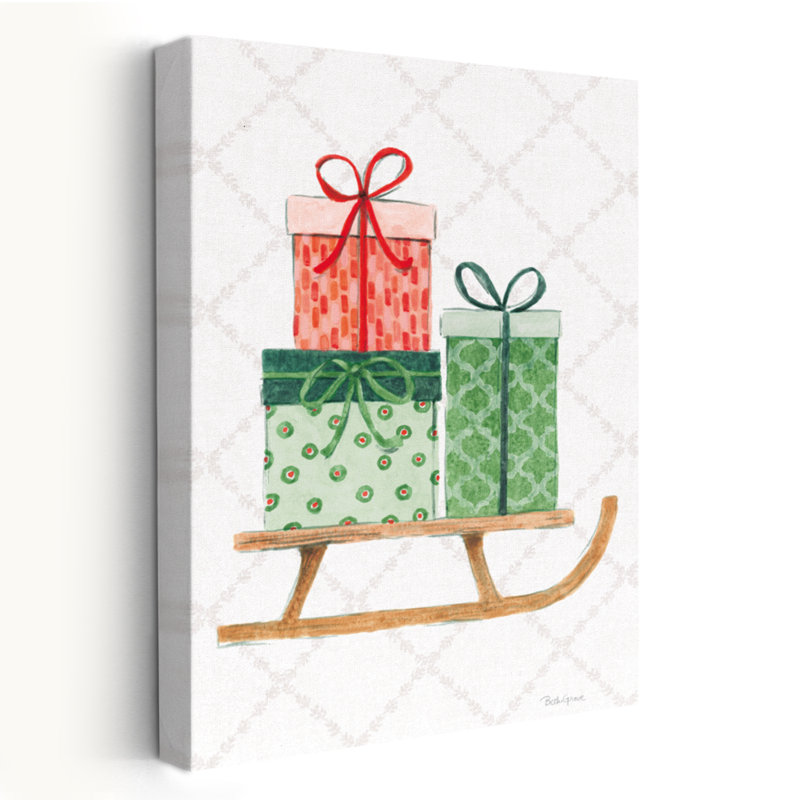 Holiday Bows III - arc blanc contemporain brun, H 36 po x l 24 po