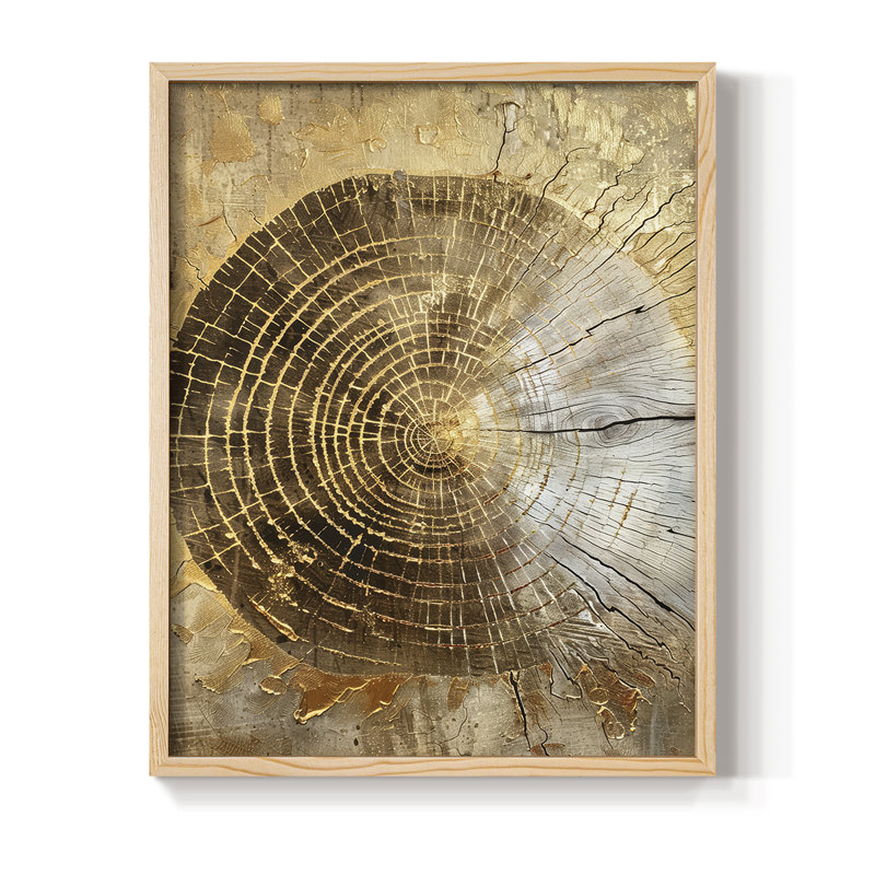 ABSTRACT Series CLXXIX Framed Print - Solid Wood, 30" H x 24" W