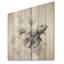 Poisson noir et blanc «Ocean Dance I» - reproduction d'animaux sur bois-927449323