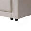 Canapé modulaire modulaire avec console de rangement et repose-pieds mobile, canapé confortable