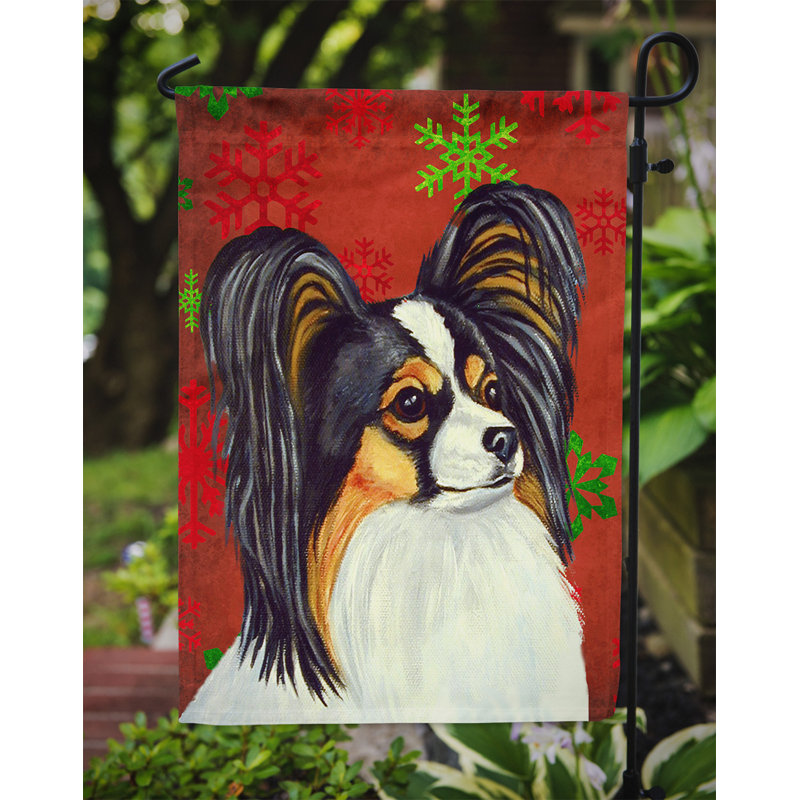Drapeau rouge et vert Vart, Papillon (brun et blanc)