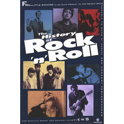 The History Of Rock N Roll Movie Poster - Unframed Advertisements