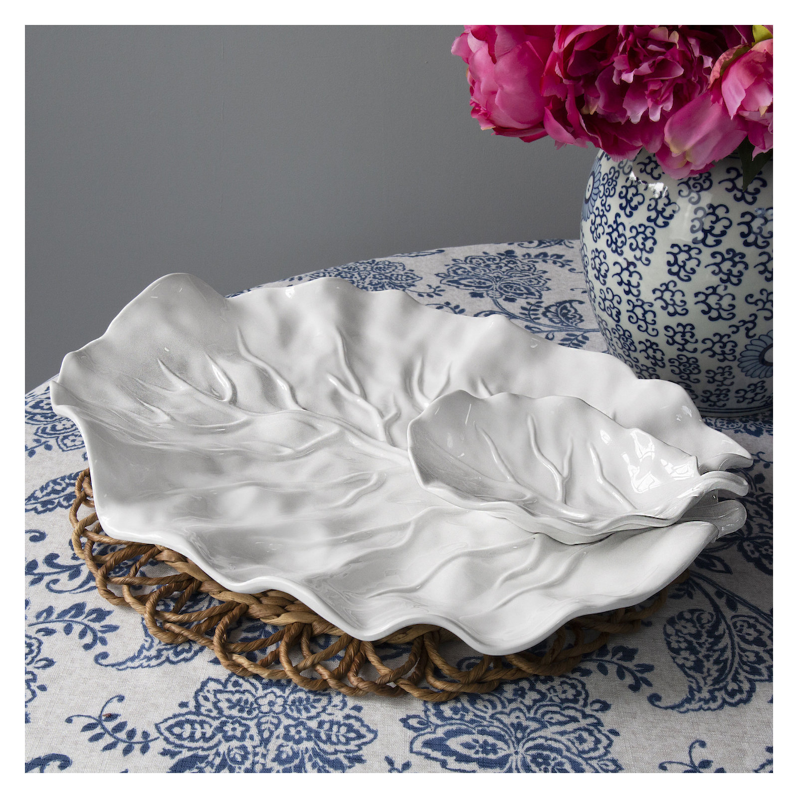 Vida Novelty Melamine Chips And Dip Platter