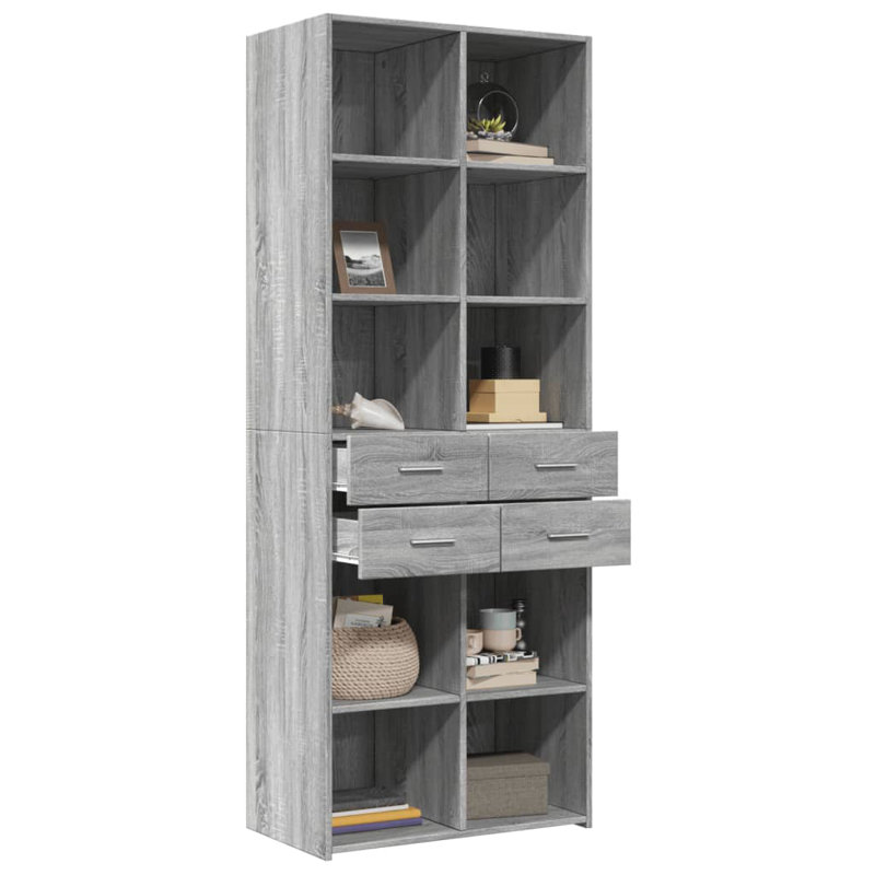 Alitzah 70cm Sideboard, Grey/Sonoma
