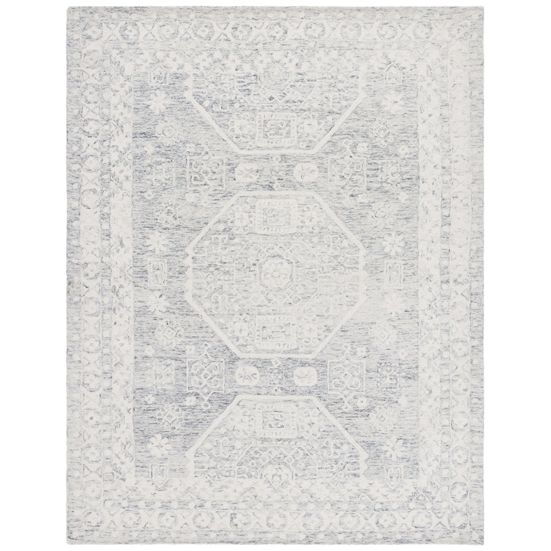 Gace Hand Tufted Wool And Cotton With Latex Oriental Rug, Rectangle 2'3" x 5'