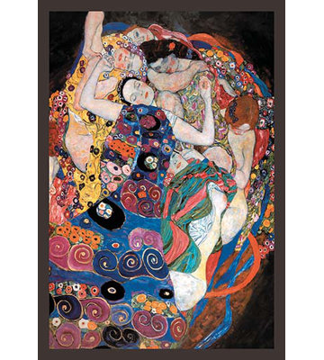 The Embrace by Gustave Klimt Painting Print