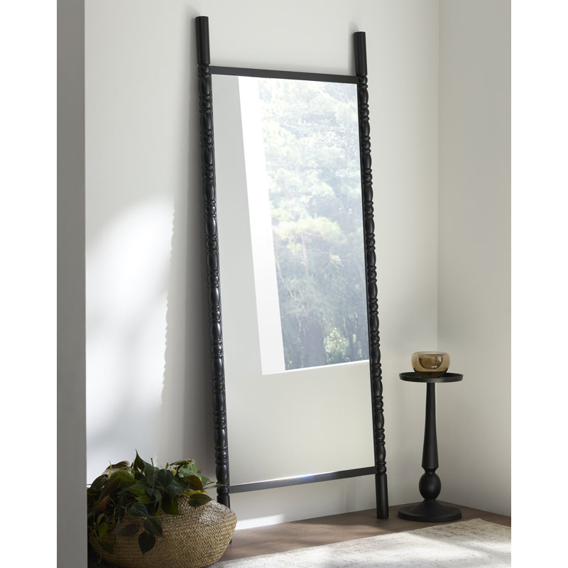 Galey Alix x Livabliss Bennet Mirror, 73" x 30", Black
