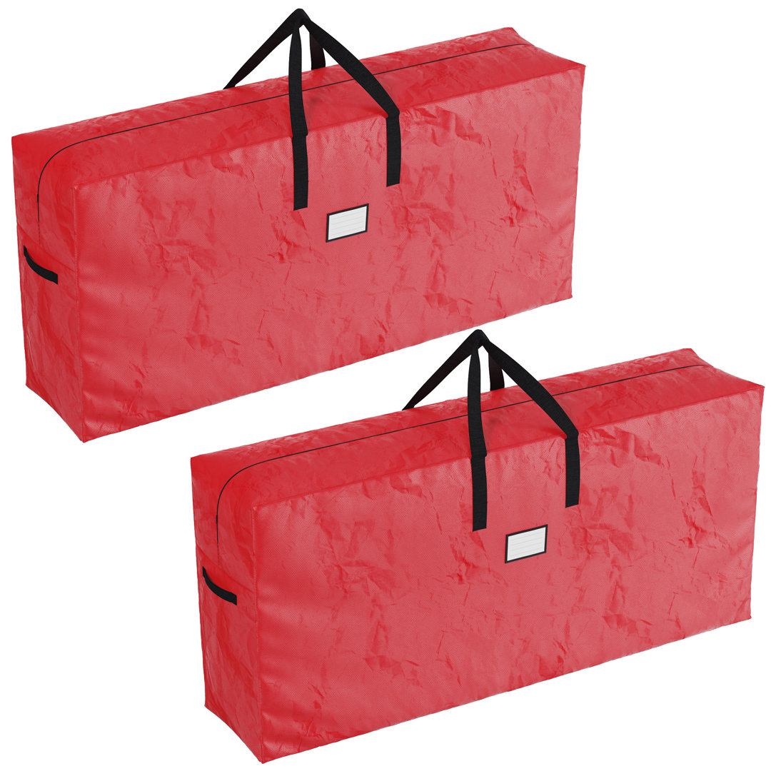 Christmas Tree Storage Bag Set -2 Bags for 9-Foot Artificial Trees - Protects Holiday Decorations and Inflatables (Set of 2) The Holiday Aisle®