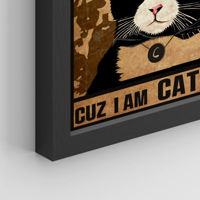 " I Am Catman Justice Superhero Black Cat "