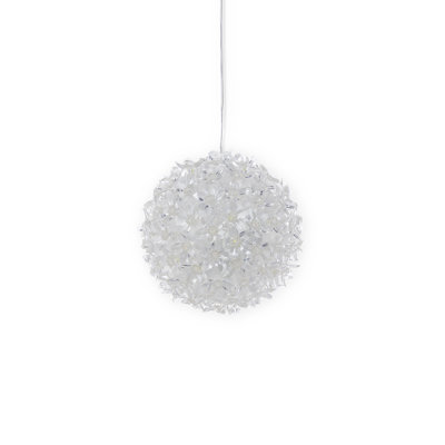 Lit Floral Sphere, Small