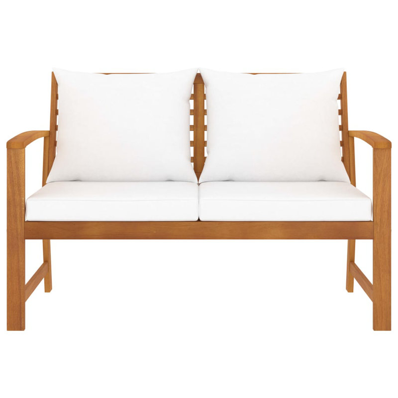 Ashlar Solid Wood Outdoor Bench