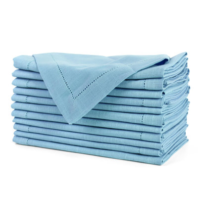  Serviette en tissu 20 pi x 20 po, ourlet Picot généreux, coin en maille, GSM de qualité supérieure de haute qualité et bonne capacité d'absorption de 20 couleurs bleu turquoise