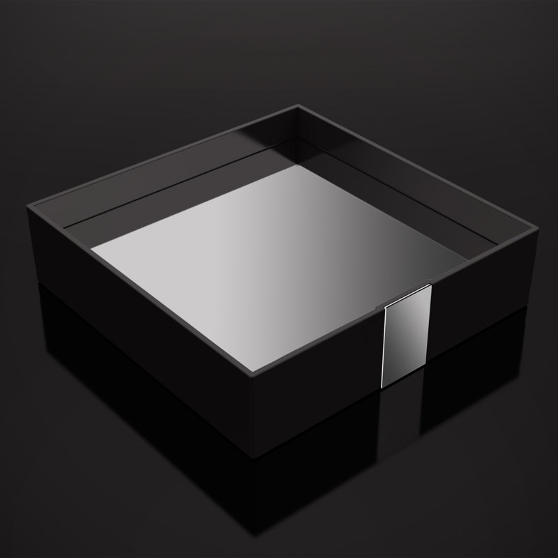 Plateau pour accessoires de salle de bain One, Noir