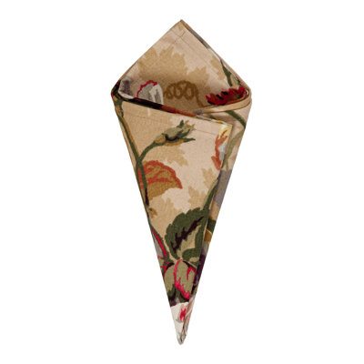 Pack of 4 - Napkins - Floral