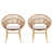 Beige / brun clair / teck