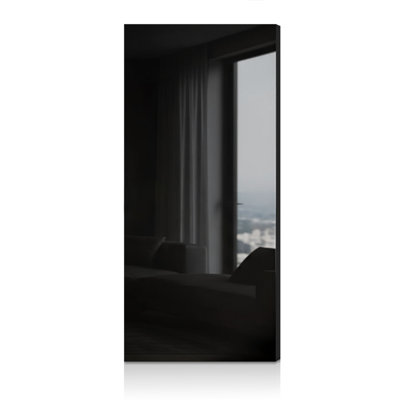 High Gloss Piano Black Finish Flush Hollow Core Composite Interior Door Slab