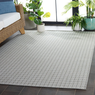 Tapis d'intérieur / extérieur à motif géométrique Terrace 808