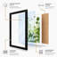 Giraffes in the Bush Botanical 1 Piece Single Picture Frame Wall Art-136640377-136640376