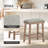 Jelissa Upholstered Counter Stool with Solid Wood Frame-271871206-271871207