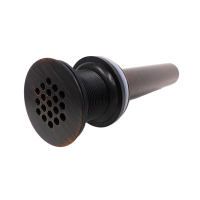 1-1/2" 19 Hole Grid Drain for Copper Bath Sinks Non-Over Flow