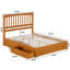 Lit plateforme en bois massif avec pied de lit et tiroirs sous le lit Asparas-1467271232-1420412594