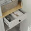 Armoire de rangement sur pied autoportante avec 1 porte