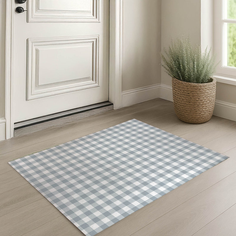 Paillasson Proper, L 24 po x L 36 po, Bleu ardoise