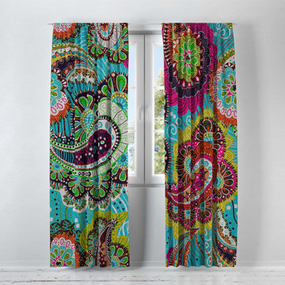 Semi Sheer Curtain Pair