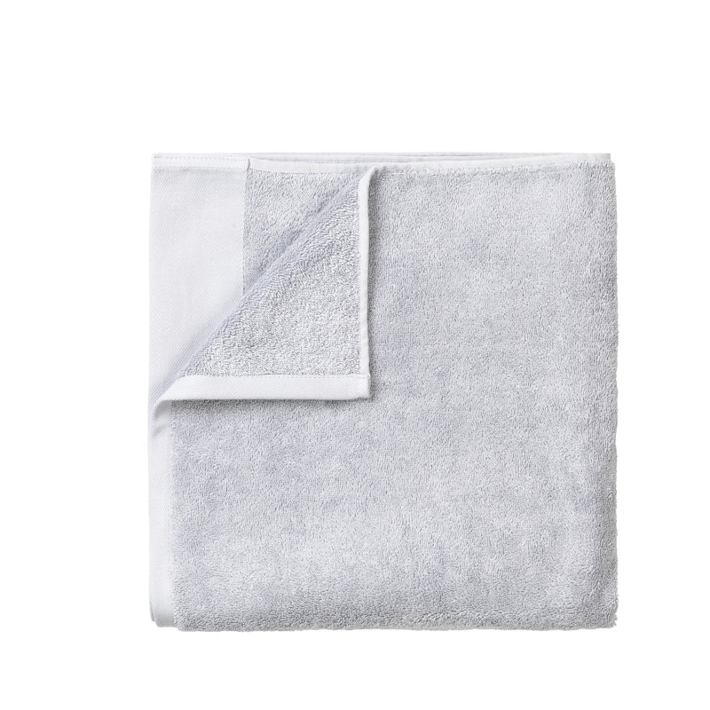 Débarbouillette 100% coton biologique RIVA, Gris clair MicroChip