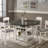 2Pc Transitional Upholstered Counter Height Dining Chair Bar Stools-529547095-529547092