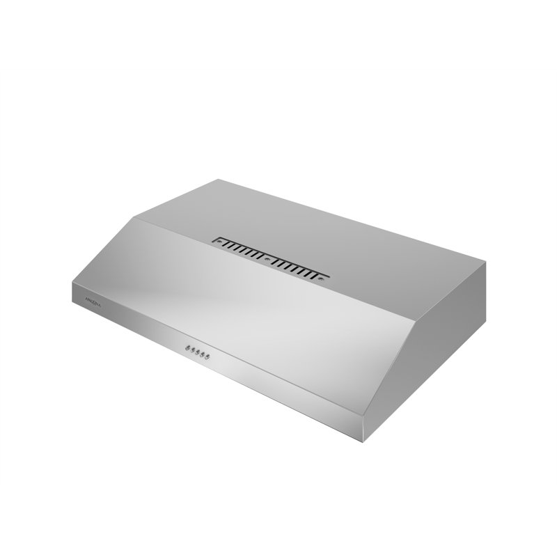 Hotte de cuisinière sous armoire en acier inoxydable sans conduit de 30 po à 325 pi³ / min Ancona