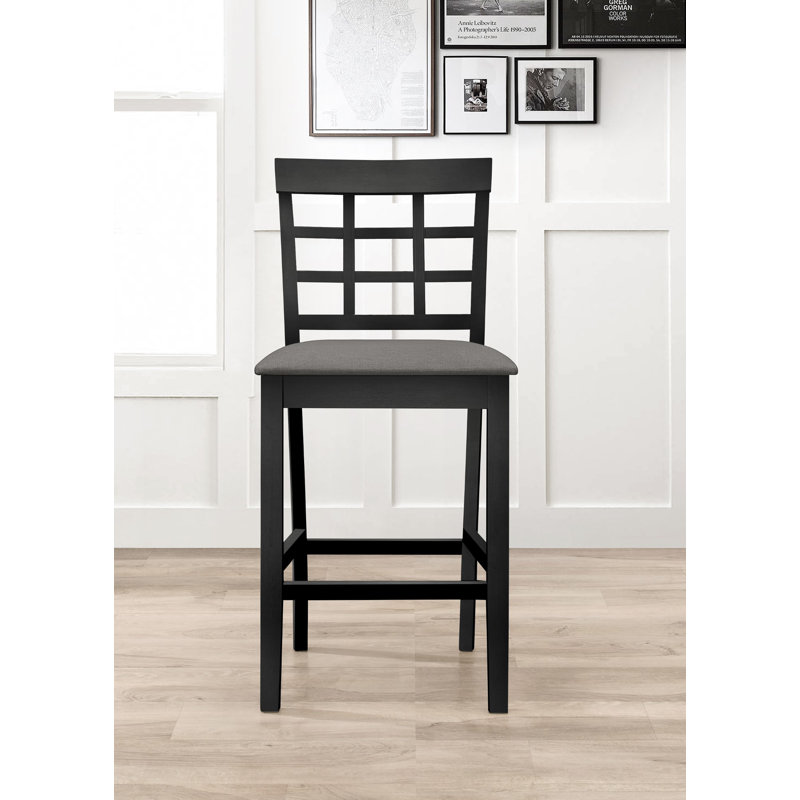 Ance 25.0'' H Upholstered Side Chair, Black