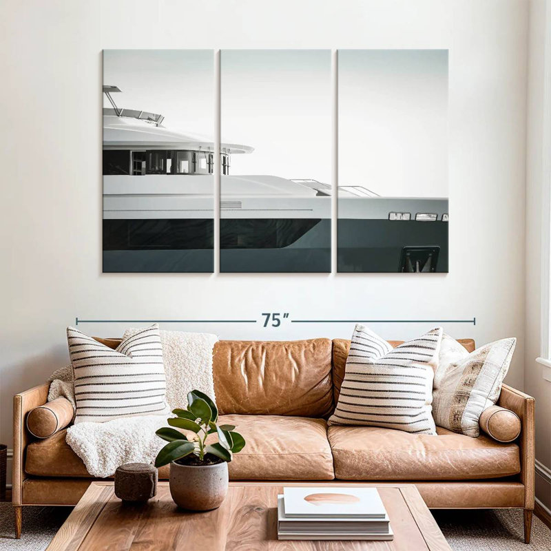 Mehar Superyacht, 32" H x 50" W