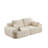 Modern Memory Foam Compressed Sofa,2 Seater Large Sectional Couches For Living Room,Pet-Friendly Cloud Modular Sectional Sofa,Corduroy Fabric,Extra Deep Loveseat,No Assembly Required-1164053427