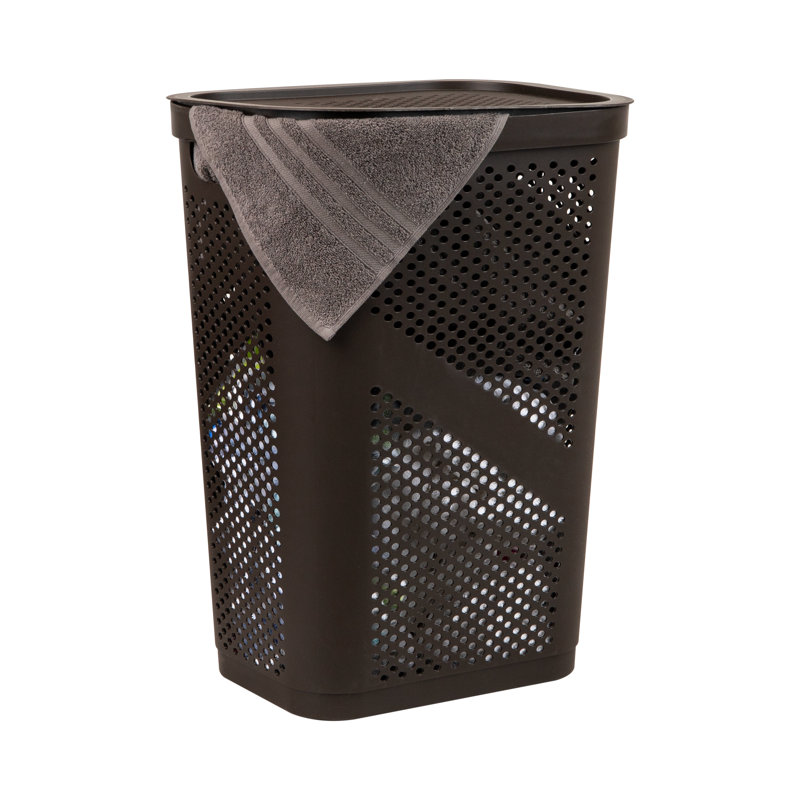 Panier à linge léger et perforé, Brown