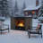 62.9" Propane Gas Outdoor Fireplace，55000 BTU Rectangular Fire Pit With Hidden Gas Cylinder Holder For Outside Patio Deck Garden Backyard