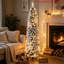 Arbre de Noël artificiel enneigé 6 pi avec sapin noble avec 395 branches